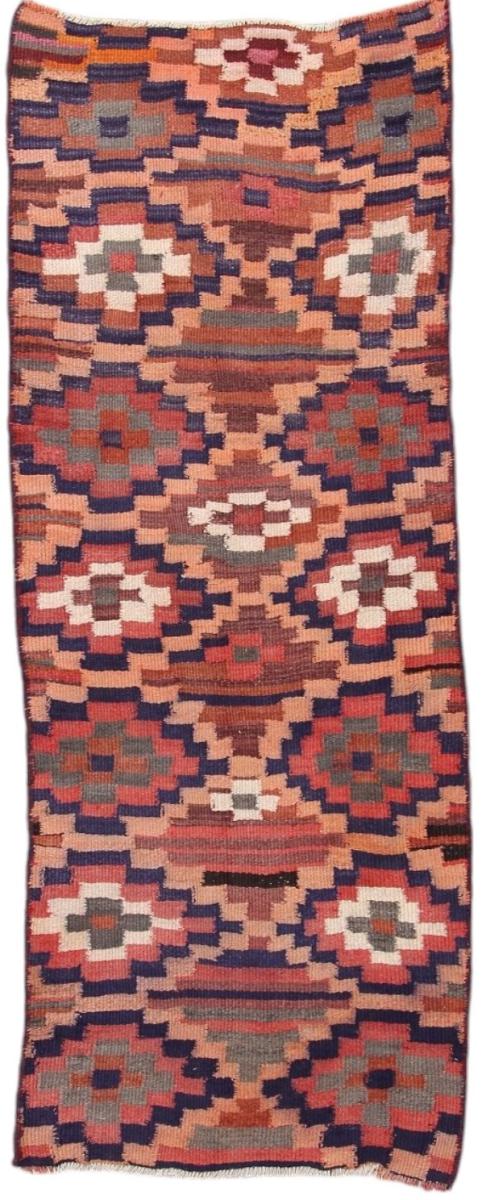 Perserteppich Kelim Fars Antik 8'1"x3'1" 8'1"x3'1", Perserteppich Handgewebt