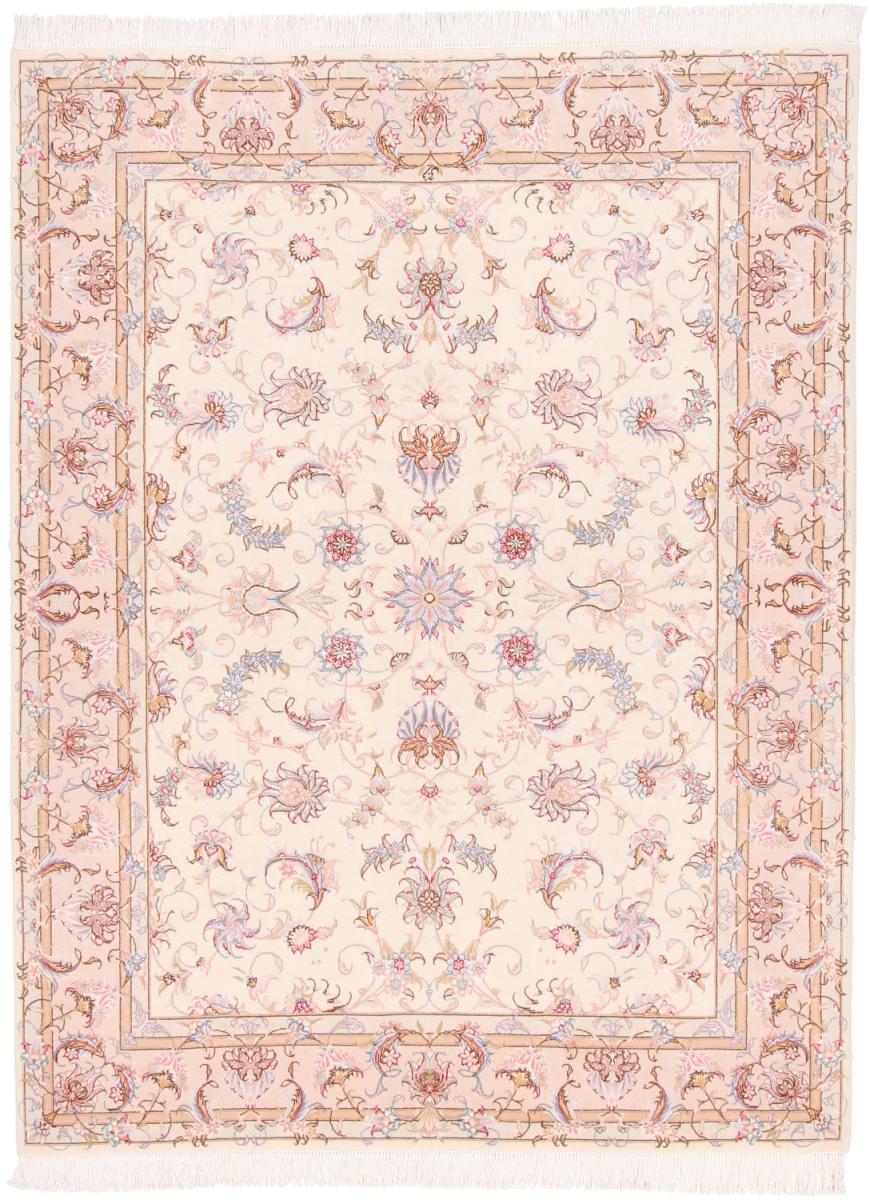 Persisk tæppe Tabriz 50Raj 196x150 196x150, Persisk tæppe Knyttet i hånden