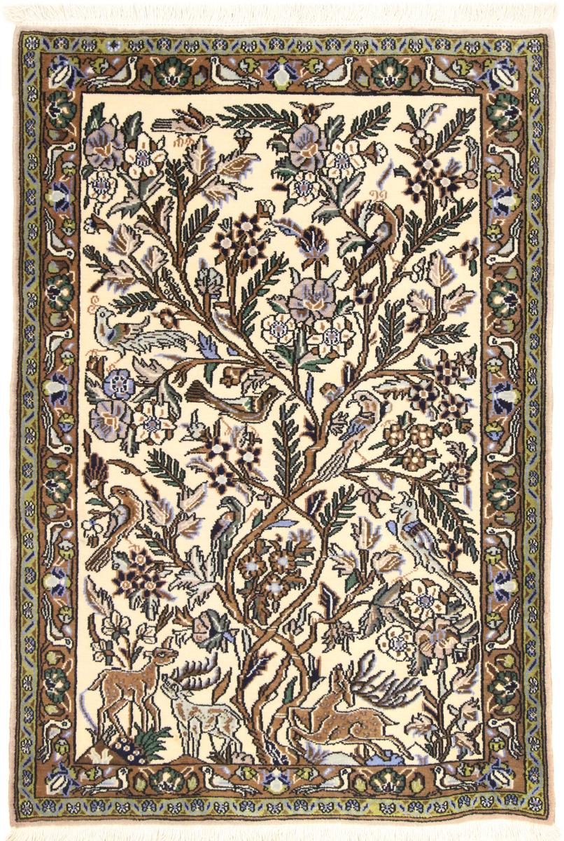 Persisk tæppe Ghom 113x74 113x74, Persisk tæppe Knyttet i hånden