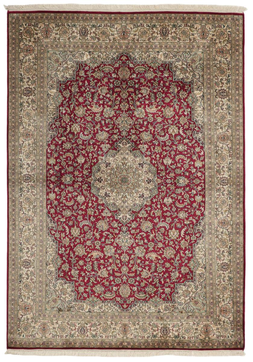 Indisk teppe Kashmir Silke 186x130 186x130, Persisk teppe Knyttet for hånd