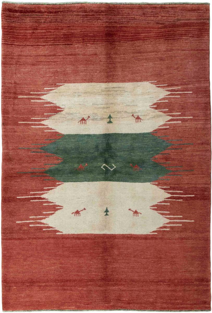 Persian Rug Persian Gabbeh Old 259x173 259x173, Persian Rug Knotted by hand