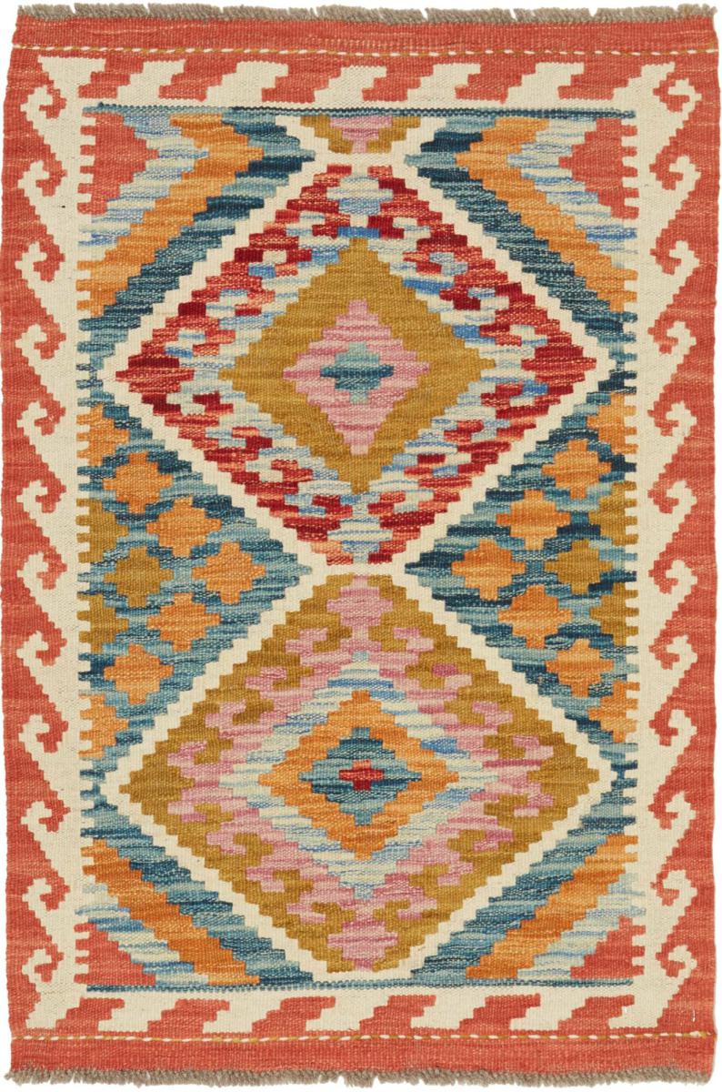 Tapete afegão Kilim Afegão 91x61 91x61, Tapete persa Tecido à mão