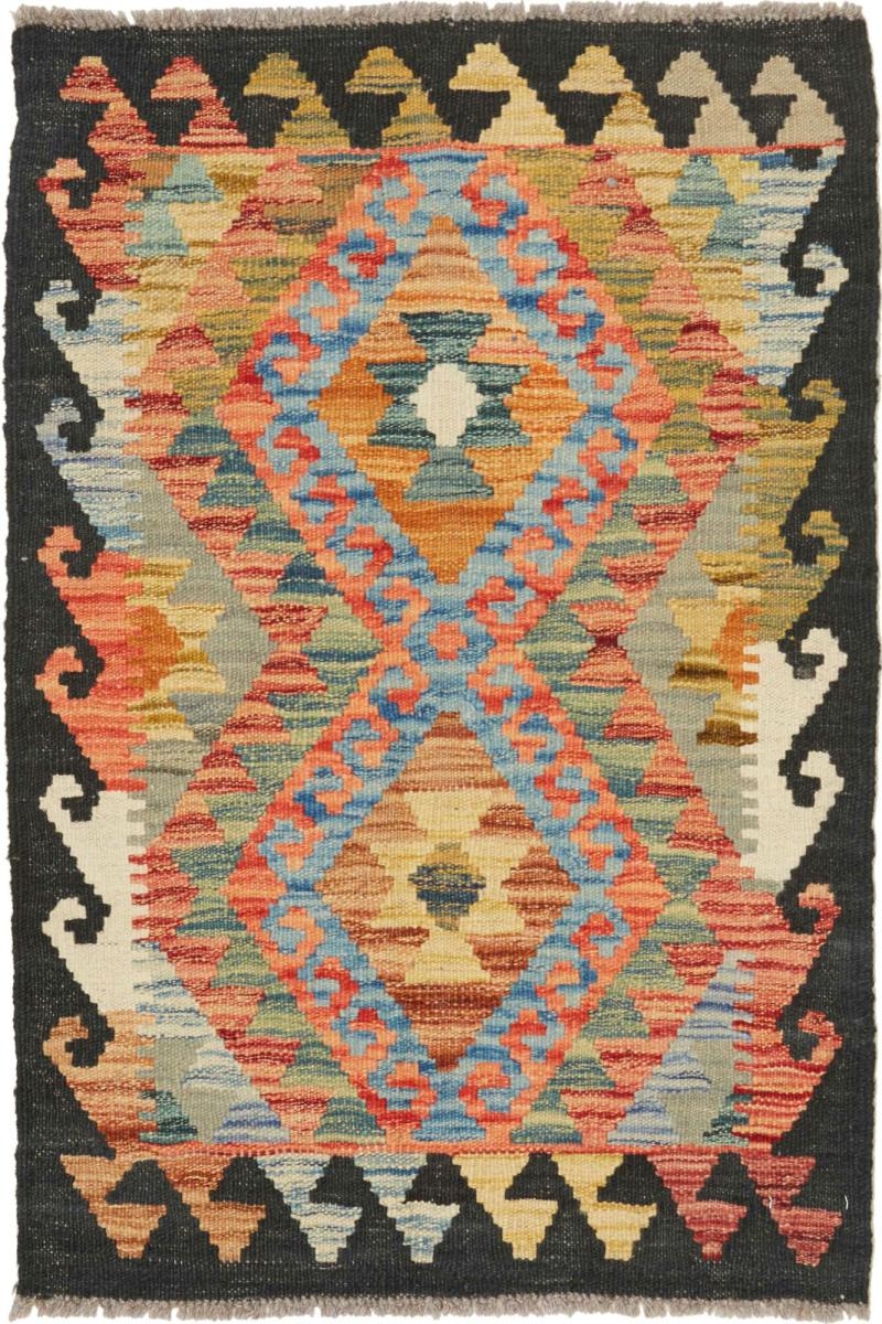 Tapete afegão Kilim Afegão 91x61 91x61, Tapete persa Tecido à mão