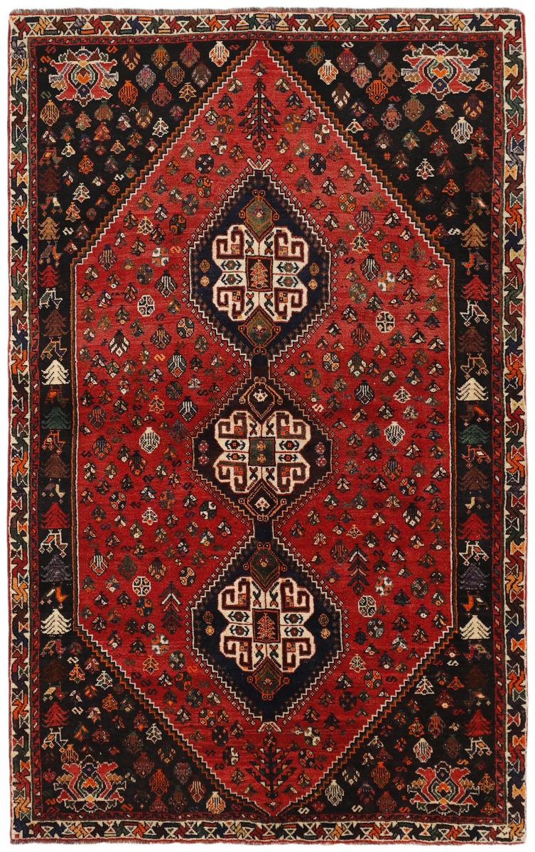 Persian Rug Shiraz 266x166 266x166, Persian Rug Knotted by hand