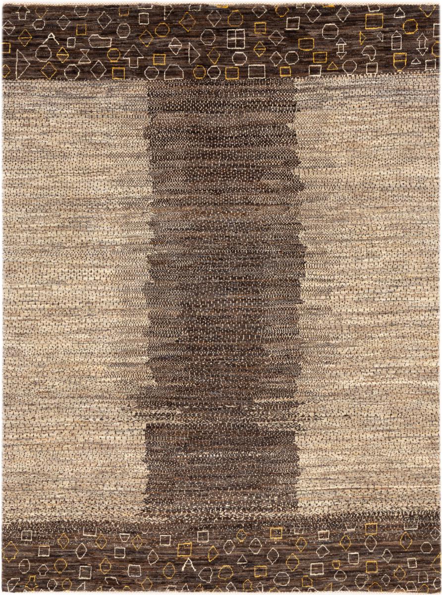 Persian Rug Persian Gabbeh Loribaft Tabiilbaft 7'4"x5'6" 7'4"x5'6", Persian Rug Knotted by hand