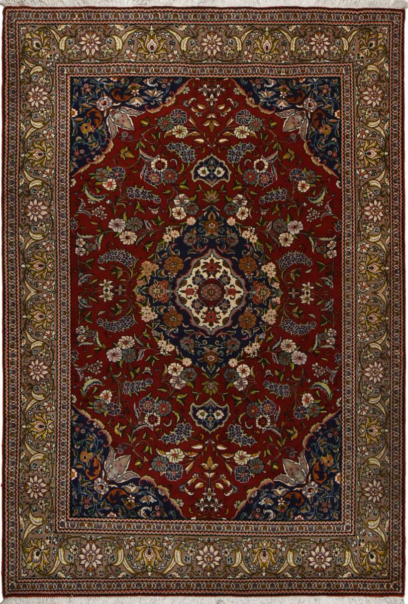 Tapete persa Tabriz 40Raj 284x199 284x199, Tapete persa Atado à mão