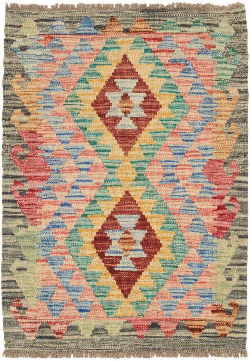 Tapete afegão Kilim Afegão 90x64 90x64, Tapete persa Tecido à mão