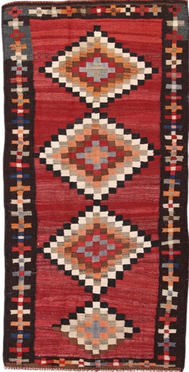 Perserteppich Kelim Fars Antik 8'3"x4'2" 8'3"x4'2", Perserteppich Handgewebt