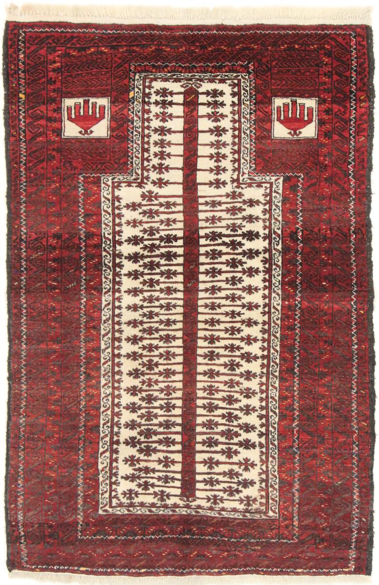 Tapete persa Balúchi 141x93 141x93, Tapete persa Atado à mão