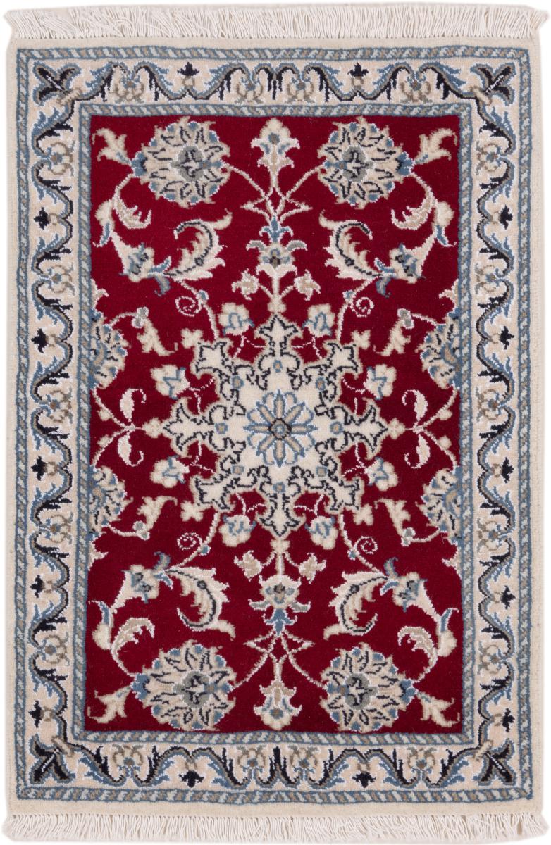 Persian Rug Nain 2'11"x2'0" 2'11"x2'0", Persian Rug Knotted by hand
