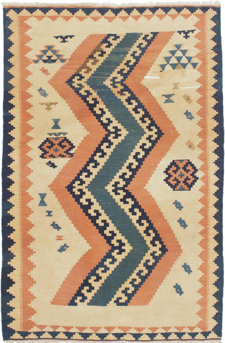 Tapete persa Kilim Fars 143x98 143x98, Tapete persa Tecido à mão