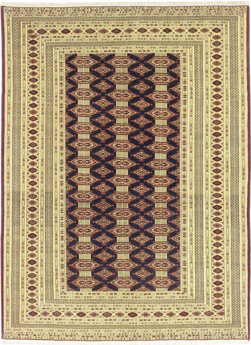 Perzsa szőnyeg Turkaman Régi Selyemfonal 6'9"x5'0" 6'9"x5'0", Perzsa szőnyeg Kézzel csomózva