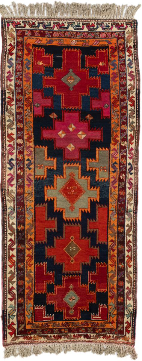 Alfombra persa Meshkin 296x123 296x123, Alfombra persa Anudado a mano