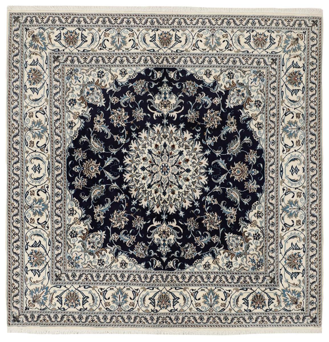Persian Rug Nain 196x197 196x197, Persian Rug Knotted by hand