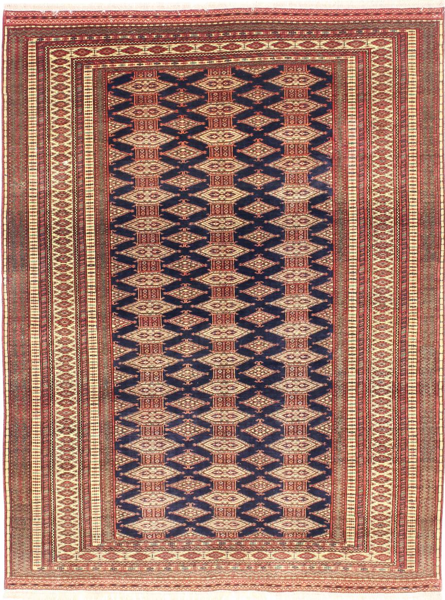 Perzsa szőnyeg Turkaman Régi Selyemfonal 191x145 191x145, Perzsa szőnyeg Kézzel csomózva