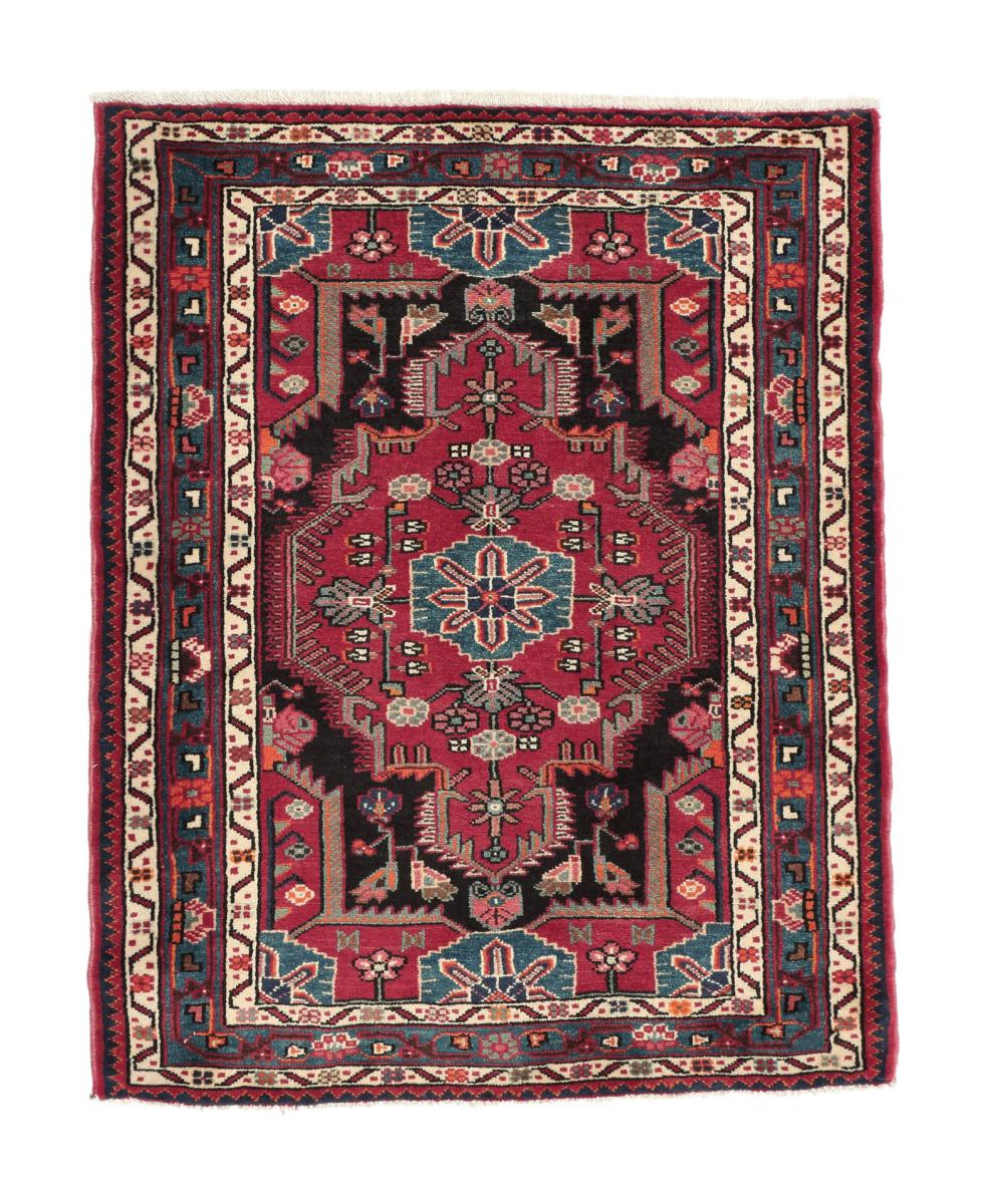 Περσικό χαλί Tuyserkan 126x101 126x101, Περσικό χαλί Οι κόμποι έγιναν με το χέρι