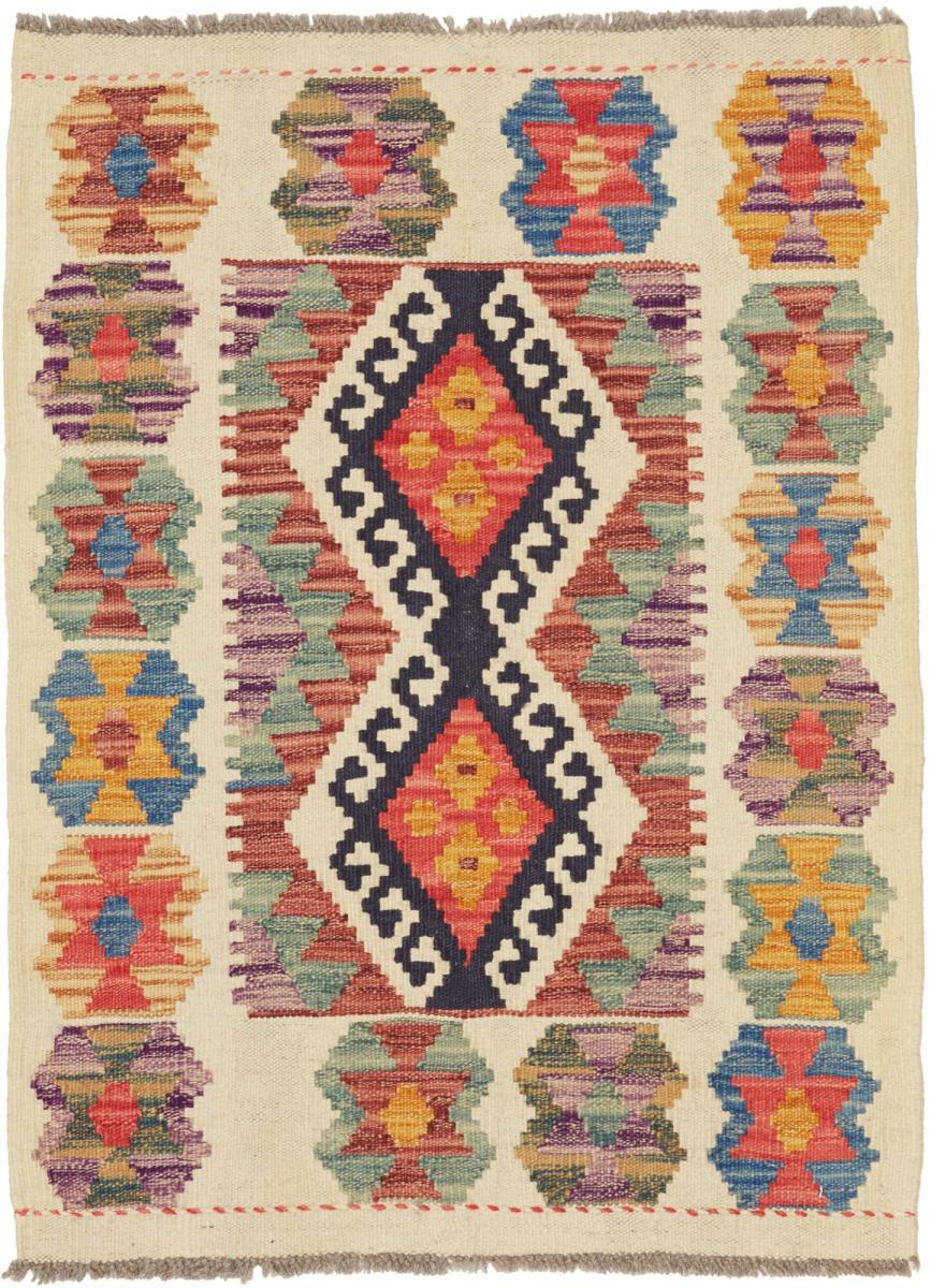 Tapete afegão Kilim Afegão 91x66 91x66, Tapete persa Tecido à mão