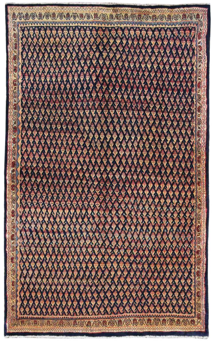 Tapete persa Sarough 204x131 204x131, Tapete persa Atado à mão