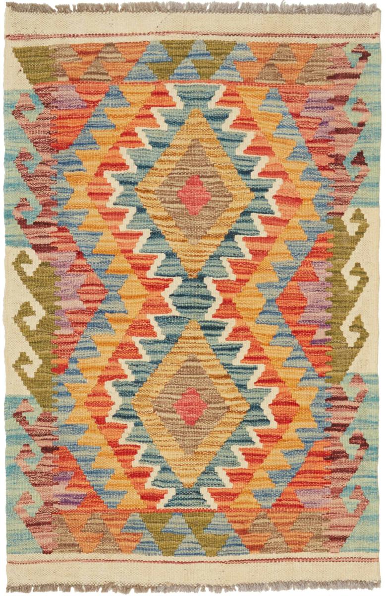 Afgán szőnyeg Kilim Afgán 96x64 96x64, Perzsa szőnyeg szőttesek