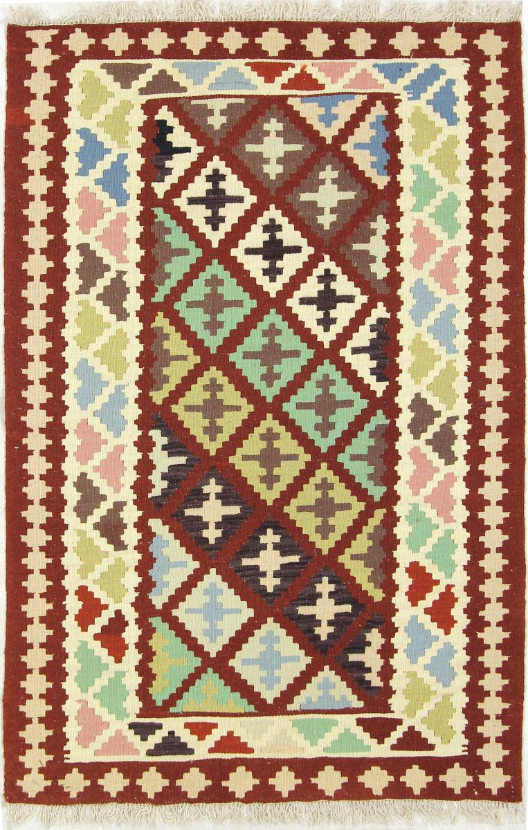 Tapete persa Kilim Fars 151x99 151x99, Tapete persa Tecido à mão