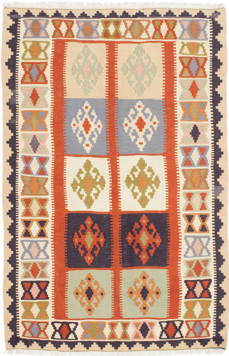 Tapete persa Kilim Fars 153x99 153x99, Tapete persa Tecido à mão