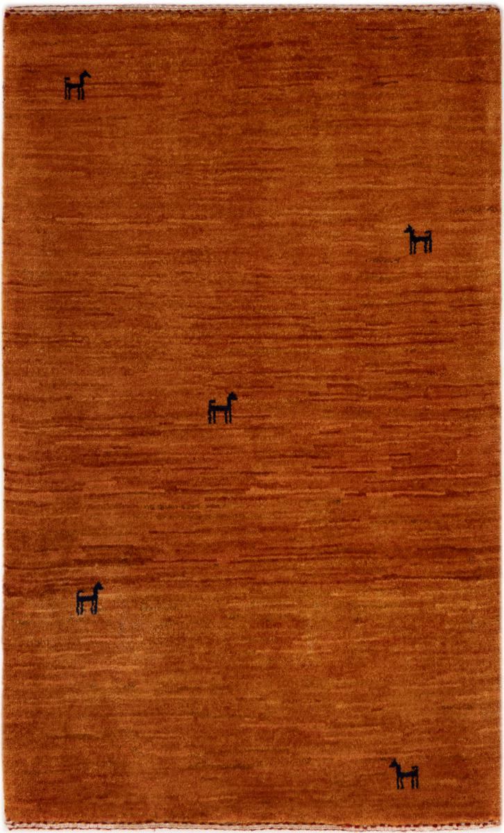 Tapete persa Persa Gabbeh Kashkuli Banafsheh 108x65 108x65, Tapete persa Atado à mão