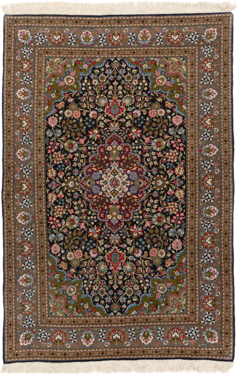 Persian Rug Qum 221x139 221x139, Persian Rug Knotted by hand