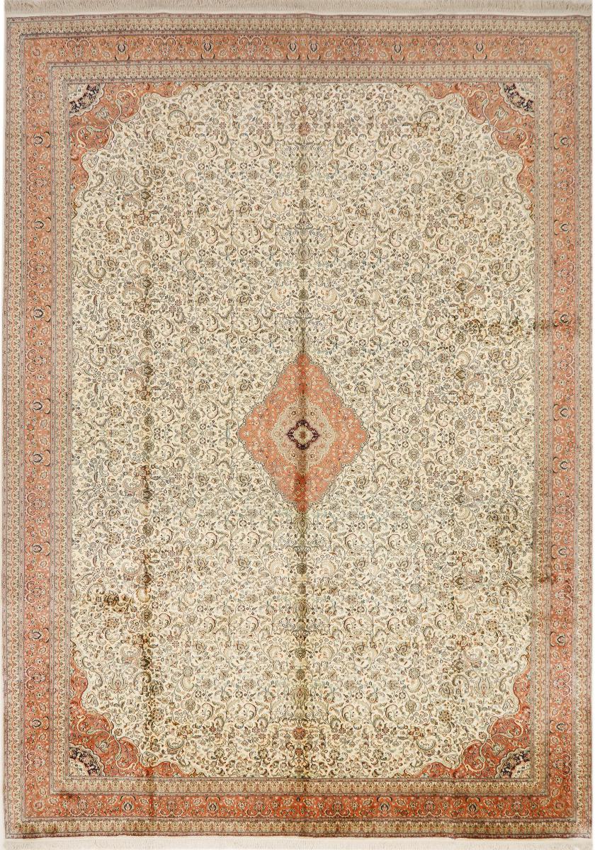 Tapis indien Cachemire Soie 426x321 426x321, Tapis persan Noué à la main