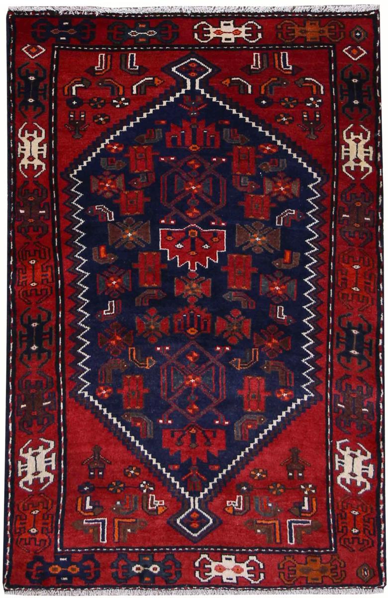 Persian Rug Hamadan 159x104 159x104, Persian Rug Knotted by hand