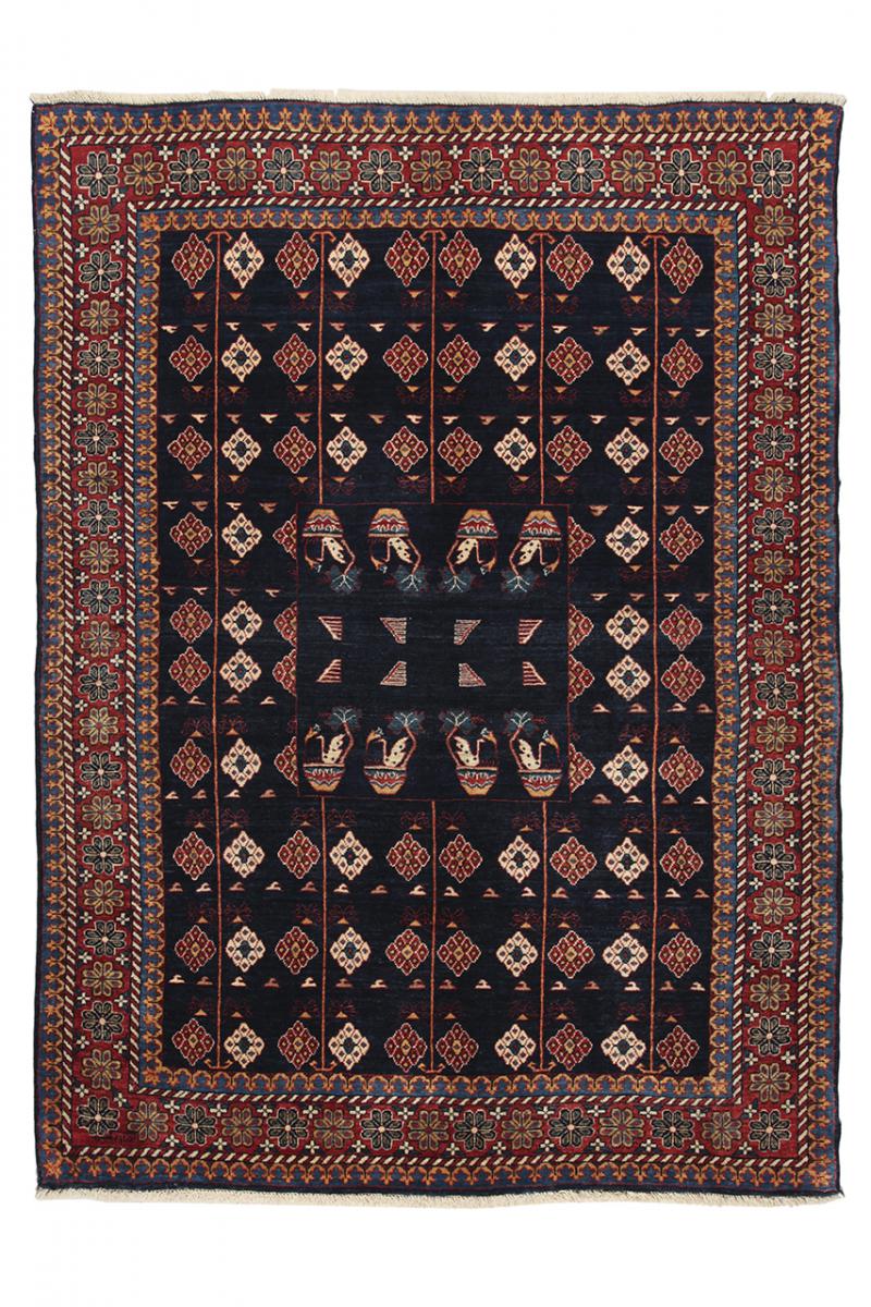 Persian Rug Persian Gabbeh Kashkuli 199x152 199x152, Persian Rug Knotted by hand