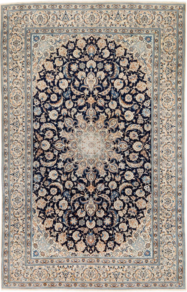 Tapis persan Naïn 9La 379x244 379x244, Tapis persan Noué à la main