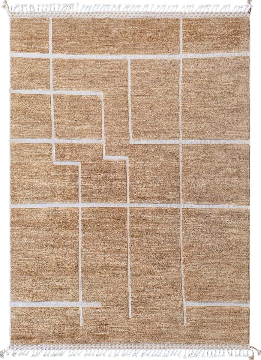 Pakistani rug Berber Maroccan Style 8'1"x5'10" 8'1"x5'10", Persian rug Hand-knotted