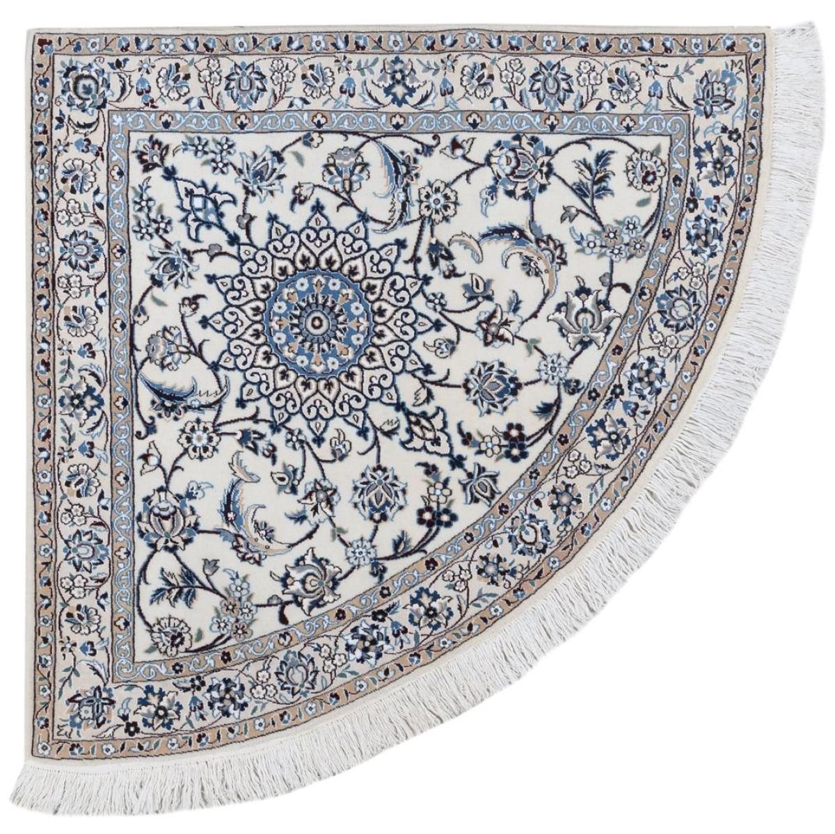 Perserteppich Nain 9La 129x129 129x129, Perserteppich Handgeknüpft
