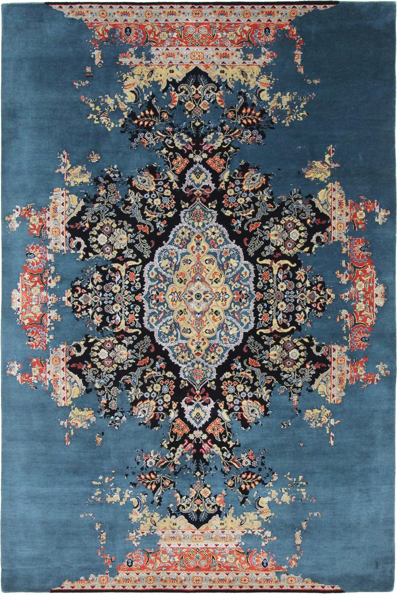 Indisk tæppe Sadraa 301x199 301x199, Persisk tæppe Knyttet i hånden