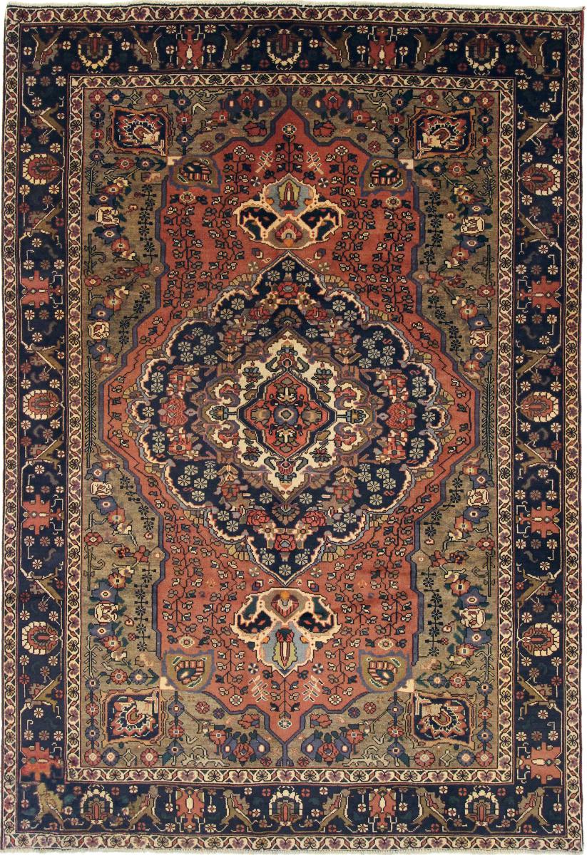 Tapis persan Hamadan 302x204 302x204, Tapis persan Noué à la main