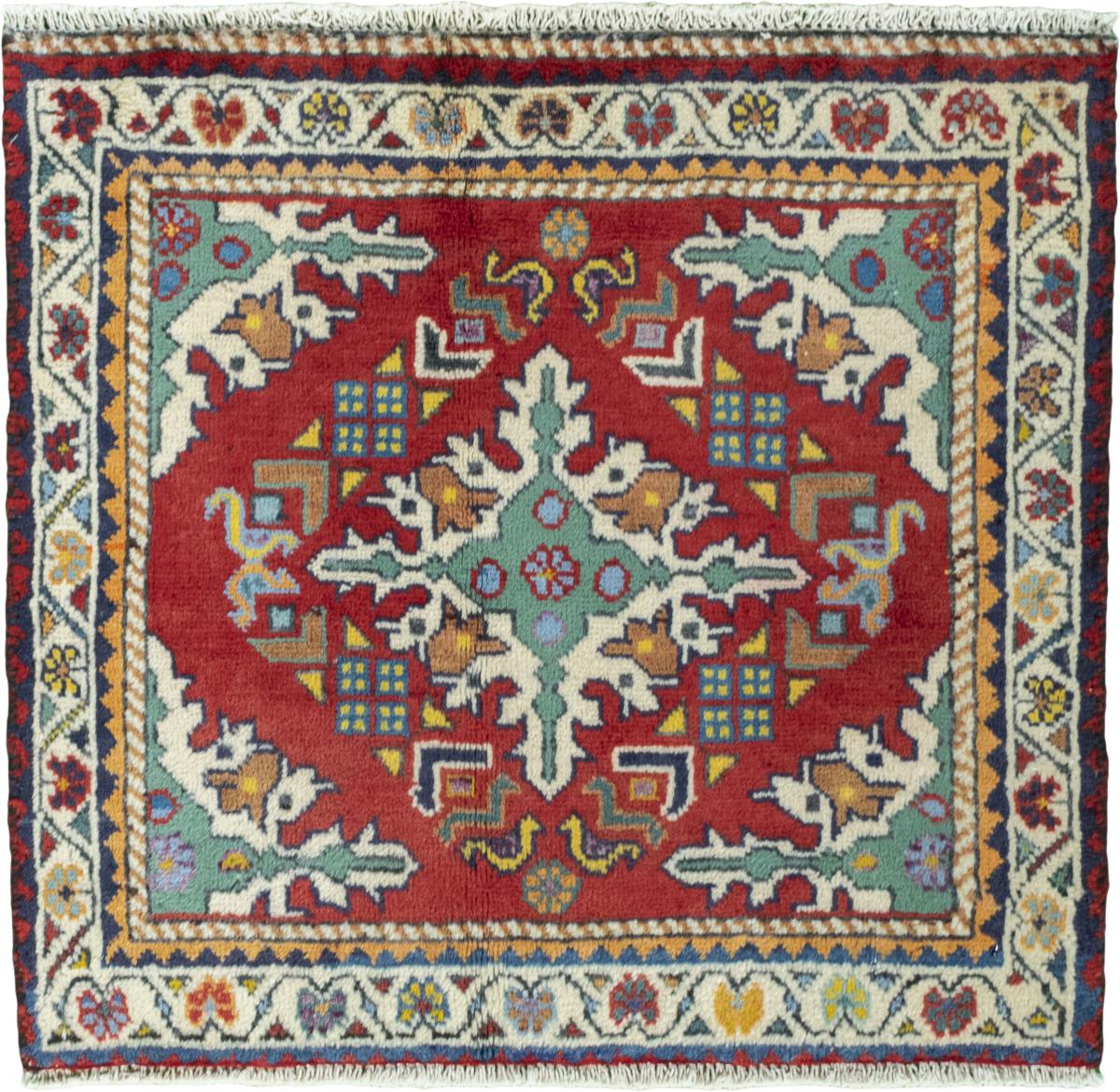 Perzisch tapijt Shiraz 54x61 54x61, Perzisch tapijt Handgeknoopte