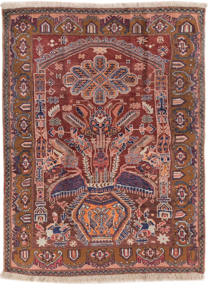 Persian Rug Baluch Old 130x88 130x88, Persian Rug Knotted by hand