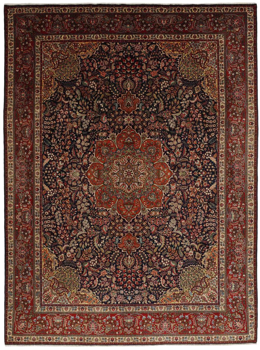 Tapete persa Tabriz 40Raj 393x289 393x289, Tapete persa Atado à mão