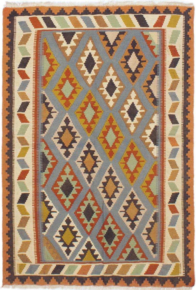 Tapete persa Kilim Fars 140x97 140x97, Tapete persa Tecido à mão