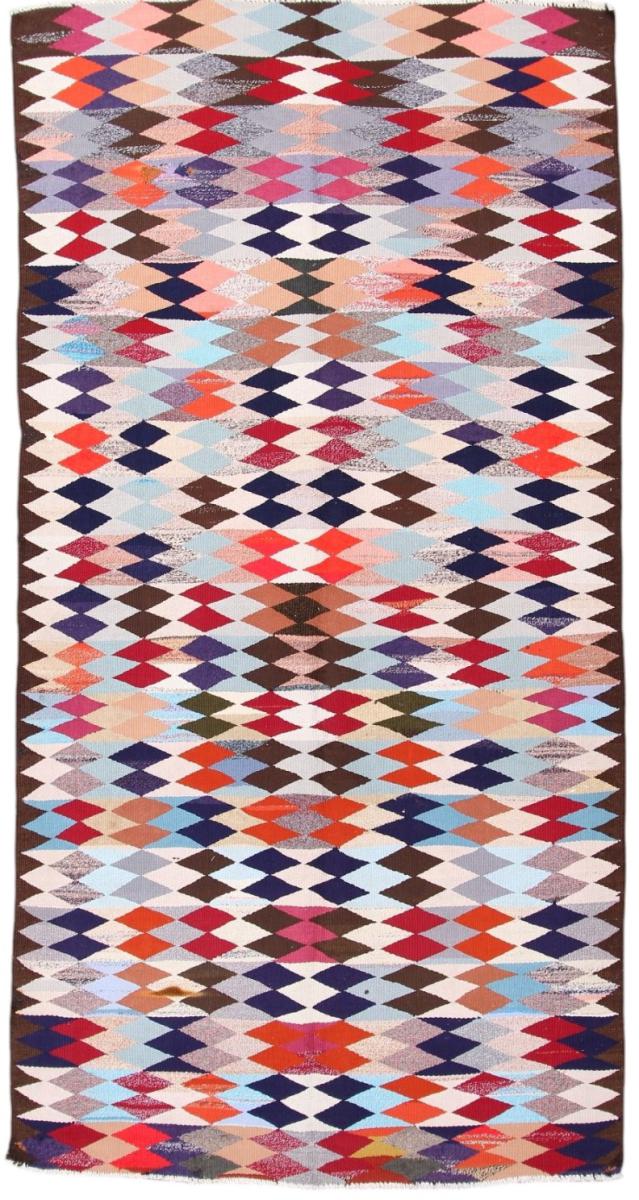 Persisk tæppe Kelim Fars Antikke 319x166 319x166, Persisk tæppe Håndvævet