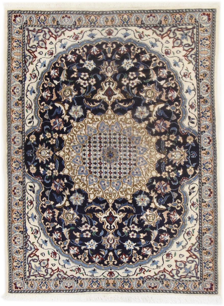Persian Rug Nain 9La 4'2"x3'0" 4'2"x3'0", Persian Rug Knotted by hand