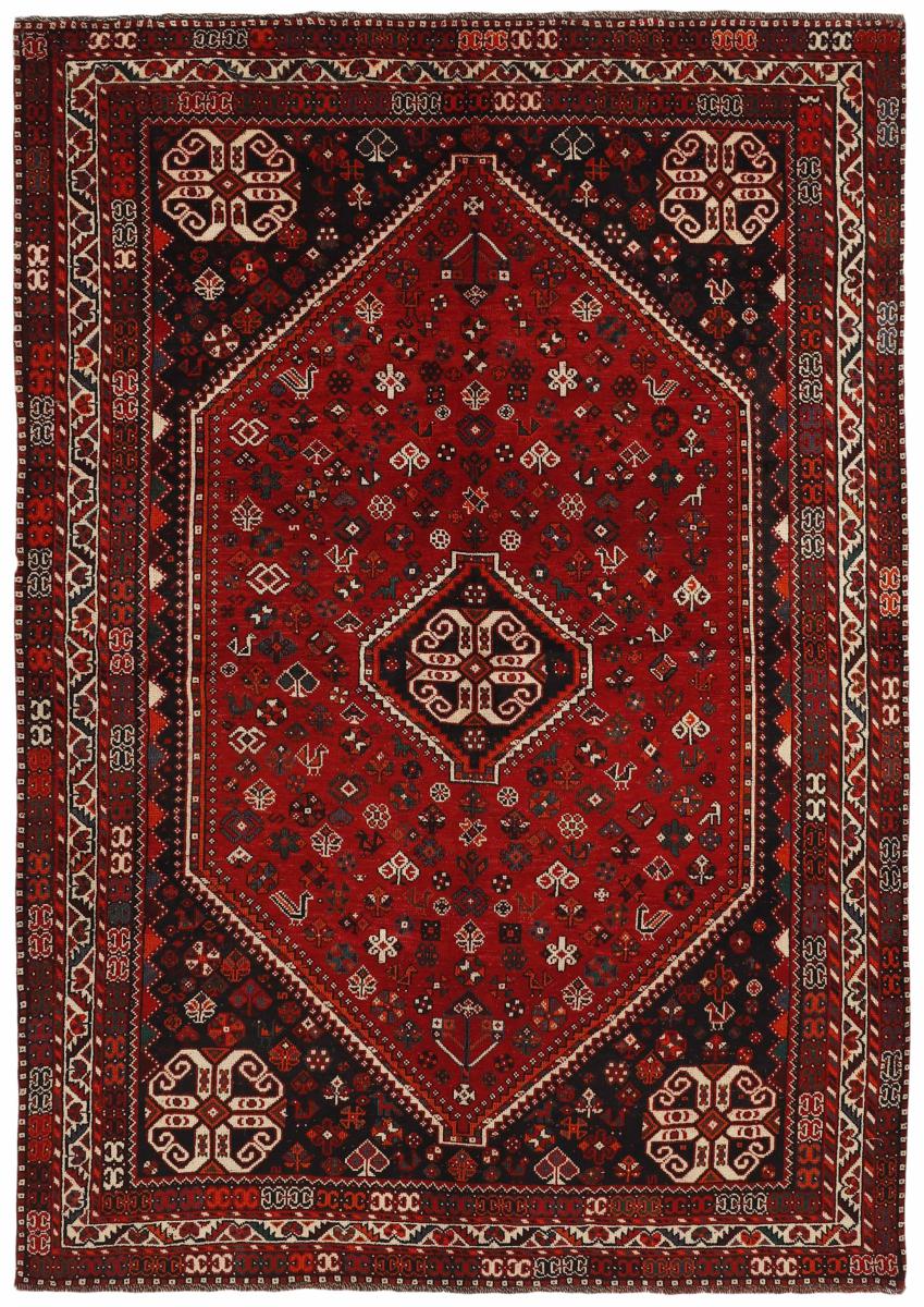 Tapis persan Shiraz 315x221 315x221, Tapis persan Noué à la main