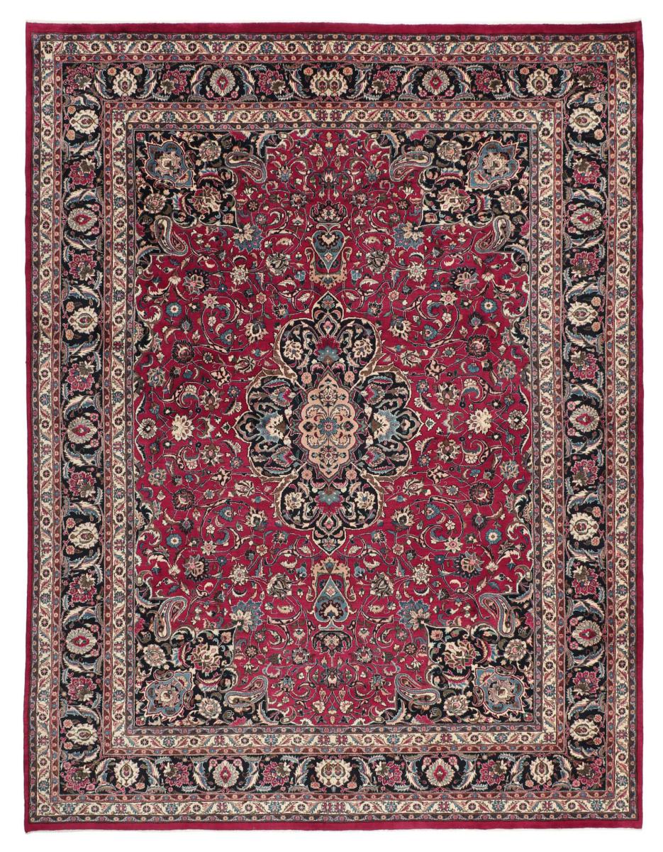 Alfombra persa Mashad 379x296 379x296, Alfombra persa Anudado a mano