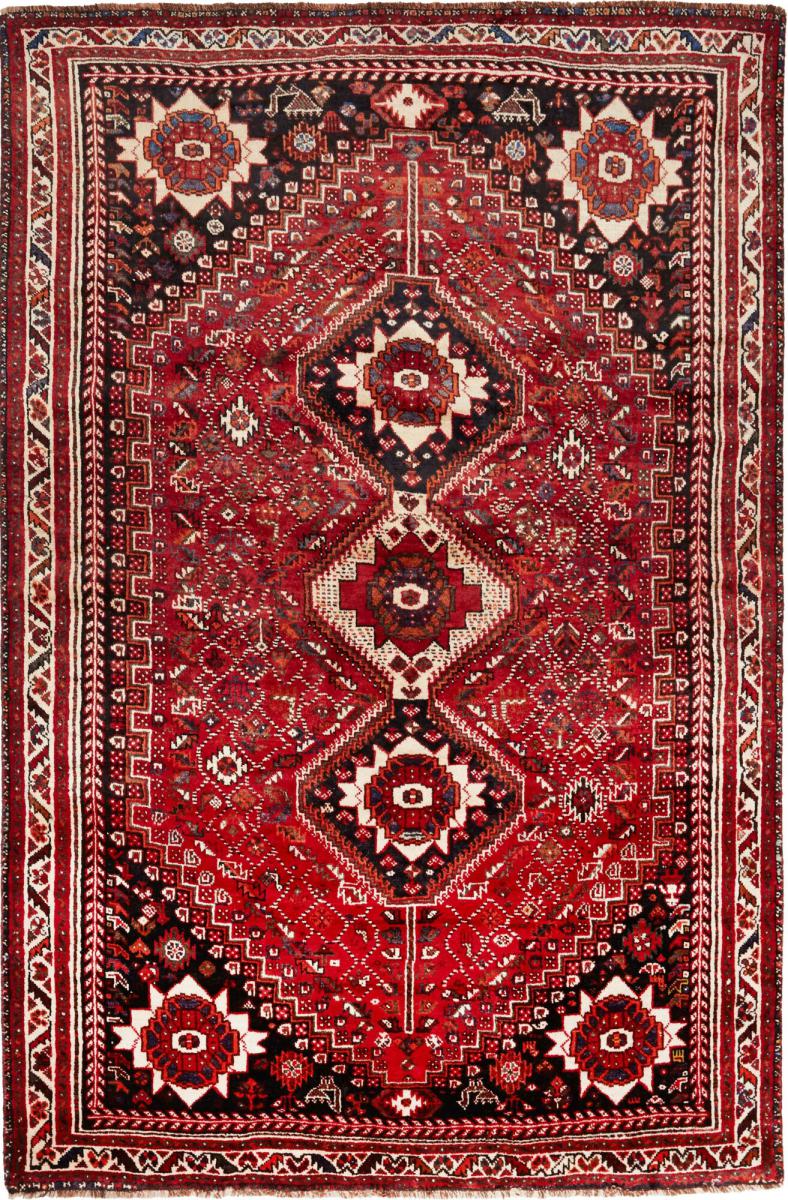 Perzisch tapijt Shiraz 267x173 267x173, Perzisch tapijt Handgeknoopte