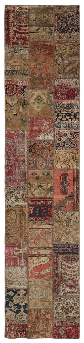 Persisk matta Patchwork 409x83 409x83, Persisk matta Knuten för hand
