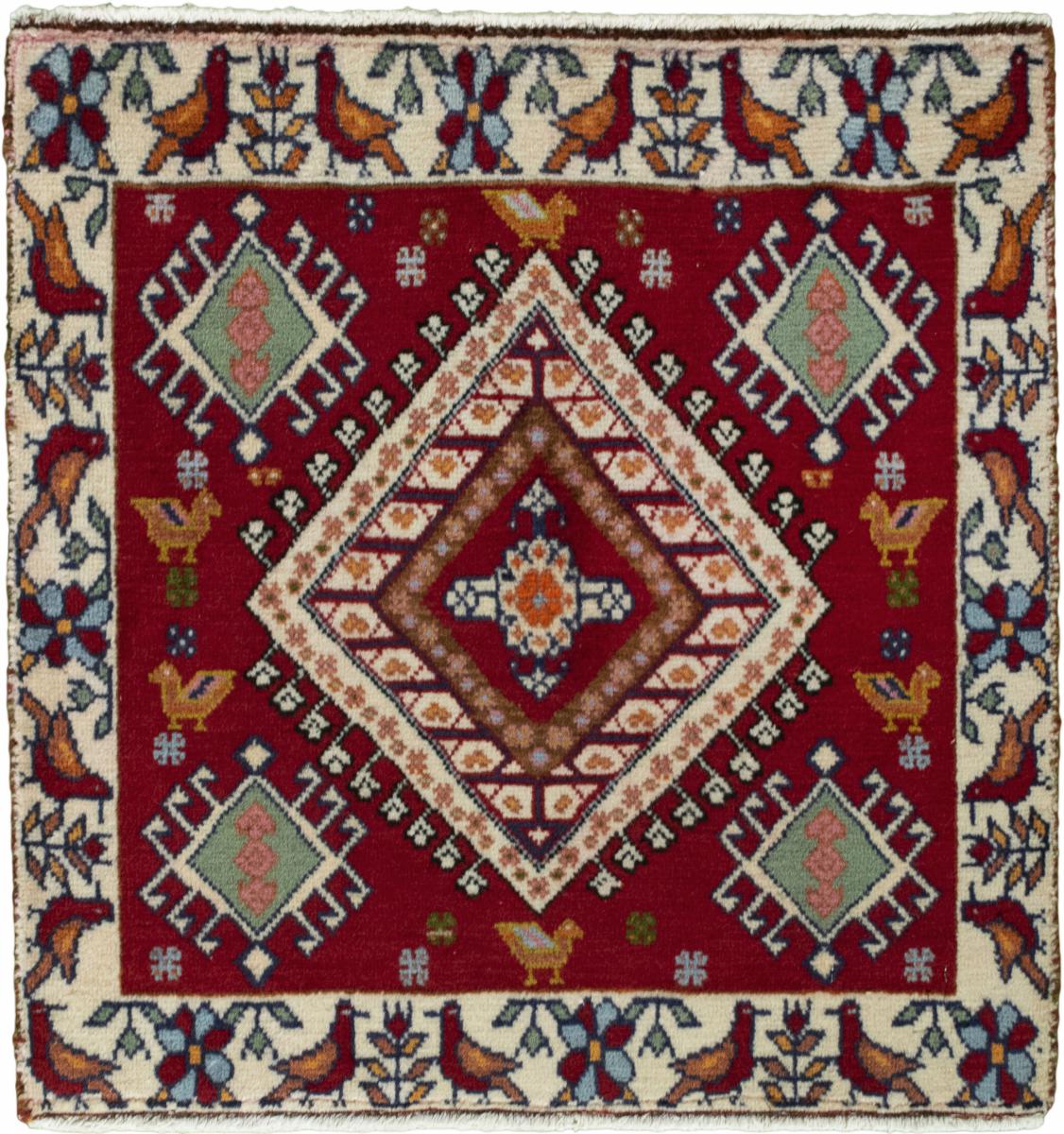 Persian Rug Shiraz 64x63 64x63, Persian Rug Knotted by hand