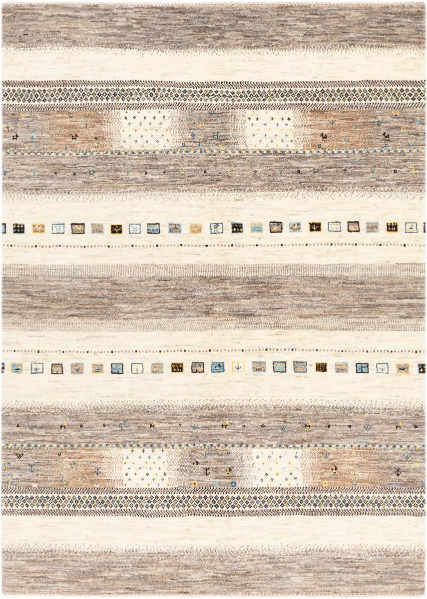 Persian rug Perser Gabbeh Loribaft Natura 6'9"x4'11" 6'9"x4'11", Persian rug Hand-knotted