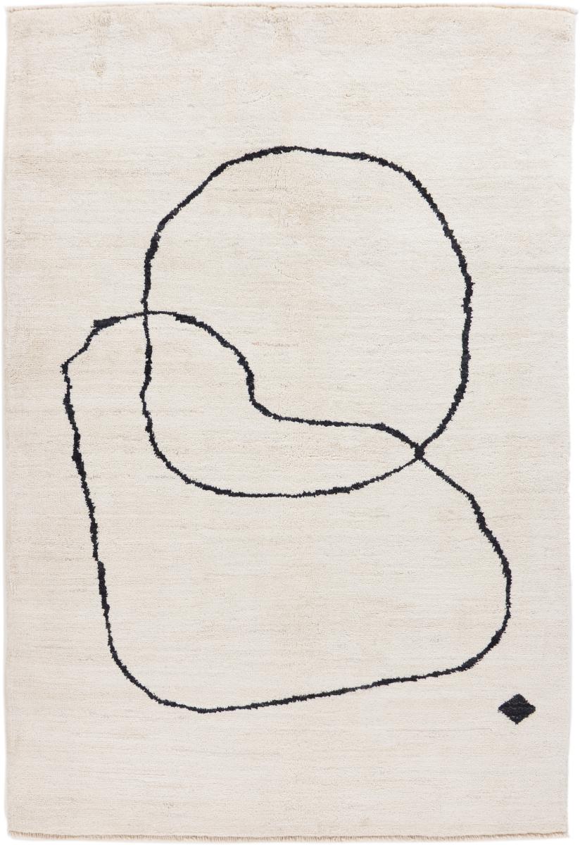 Afghan rug Berber Ela Design 211x146 211x146, Persian Rug Knotted by hand