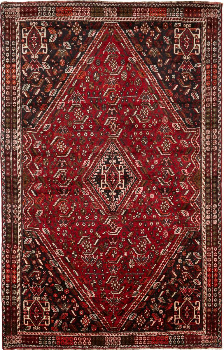 Persian Rug Shiraz 274x176 274x176, Persian Rug Knotted by hand