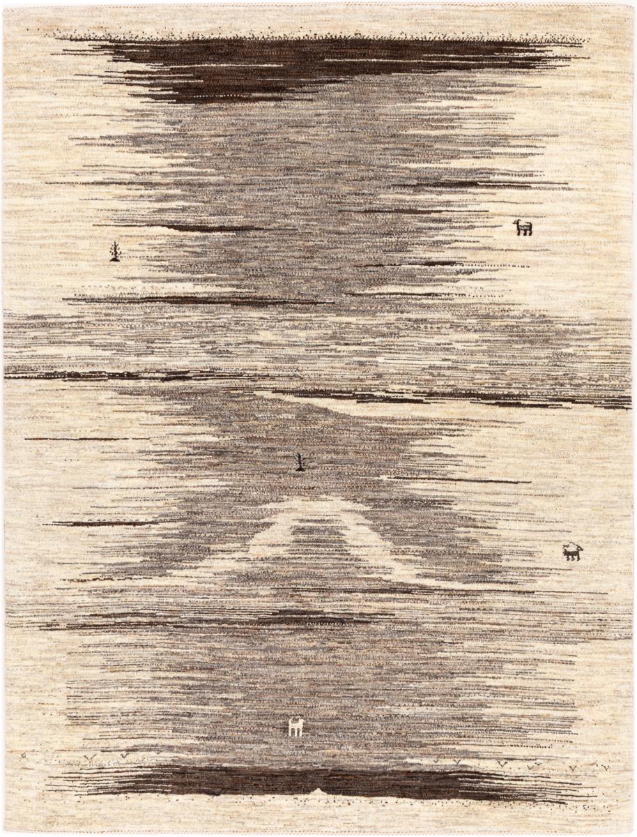 Persian Rug Persian Gabbeh Loribaft Tabiilbaft 7'5"x5'7" 7'5"x5'7", Persian Rug Knotted by hand